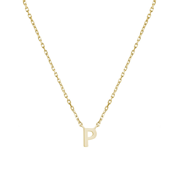 Alphabet Necklace 字母項鍊 (L-P) 第5張的照片