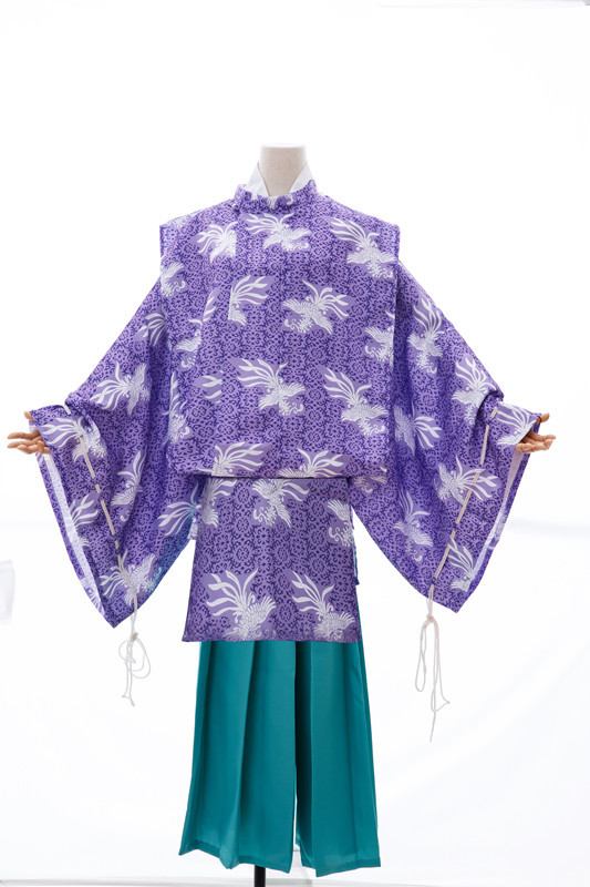 夏狩衣(天平小葵に鳳凰)(織分)  夏狩衣(天平小葵に鳳凰)(織分)