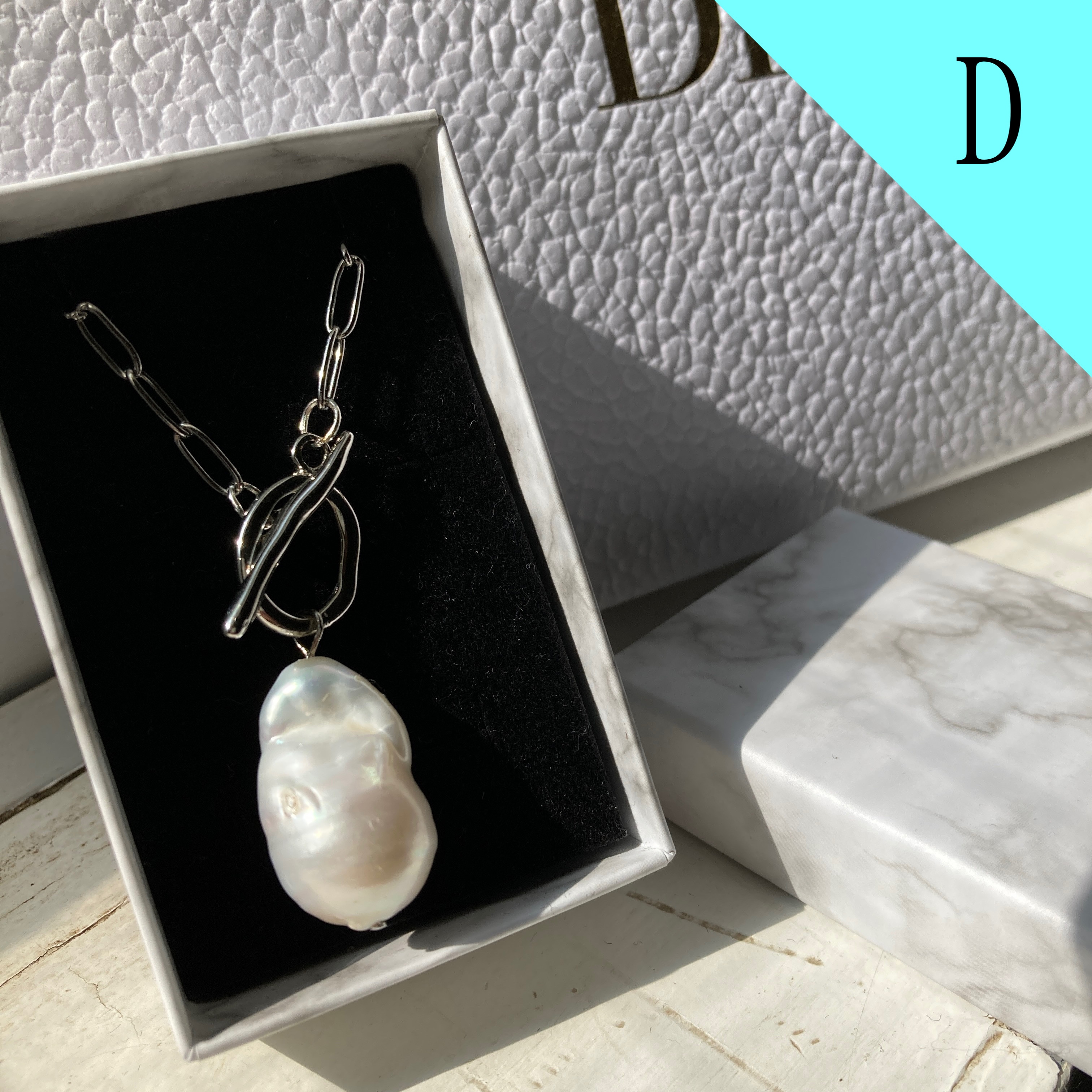「歪真珠」baroque pearl necklace（D）