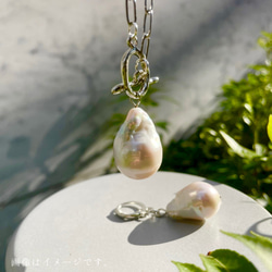 「歪真珠」baroque pearl earring（B） 3枚目の画像