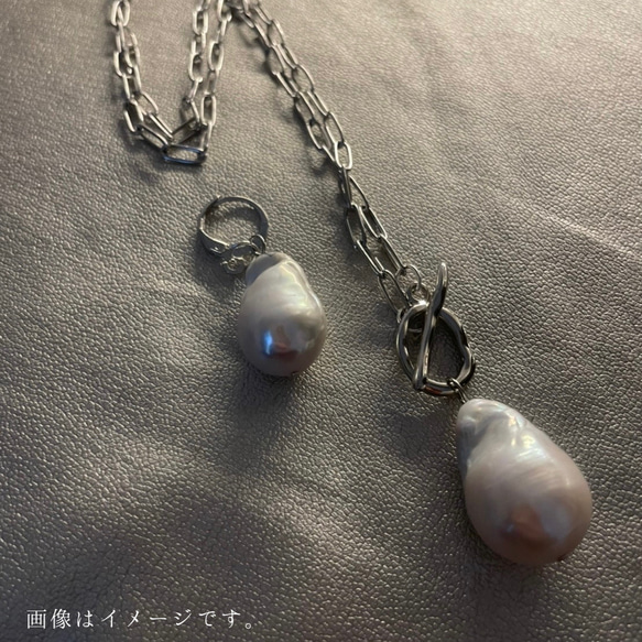「歪真珠」baroque pearl earring（E） 2枚目の画像