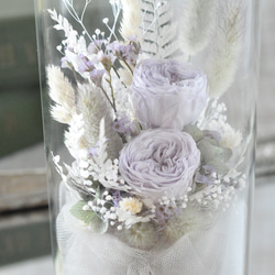 【 blue lilac 】グレイッシュカラーが清涼感たっぷり✽心安らぐ✽ lamp flower s size 8枚目の画像