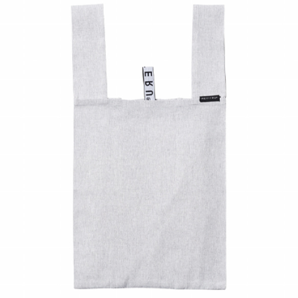 CUSTOM ECO-BAG RECYCLED COTTON 100% (GRAY) 2枚目の画像