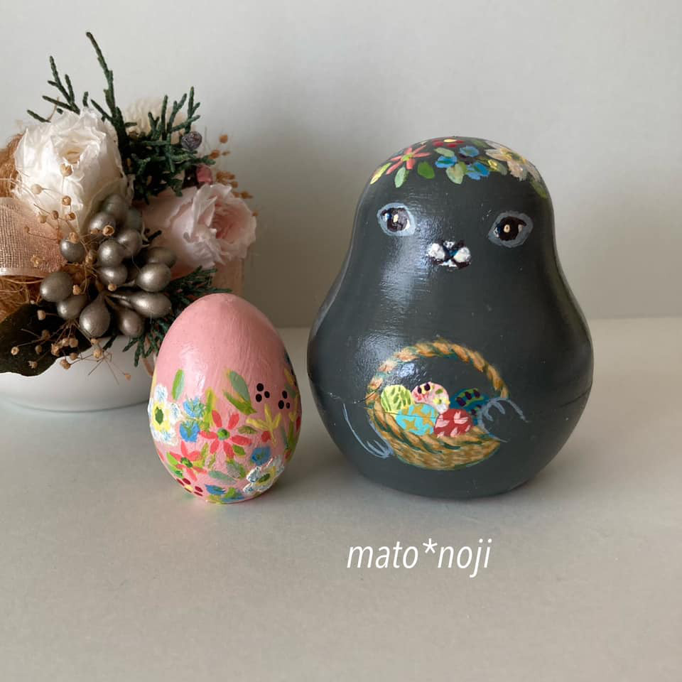 入れ子式イースターエッグとお飾りセット 入れ子式イースターエッグとお飾りセット