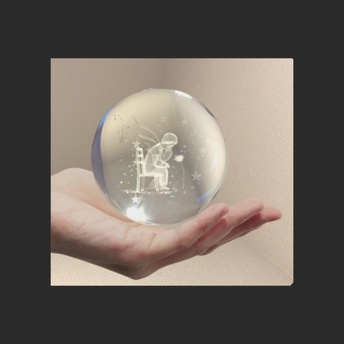 ナイトライト クリスタルドーム（星の王子さま・A） スタンドライト