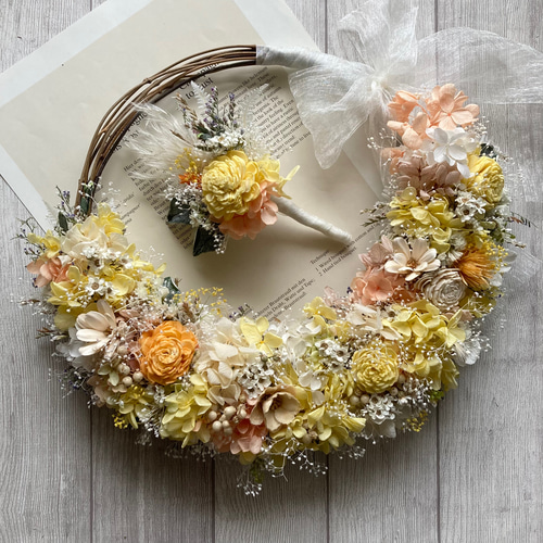 ナチュラルリースブーケ ナチュラルリースブーケ