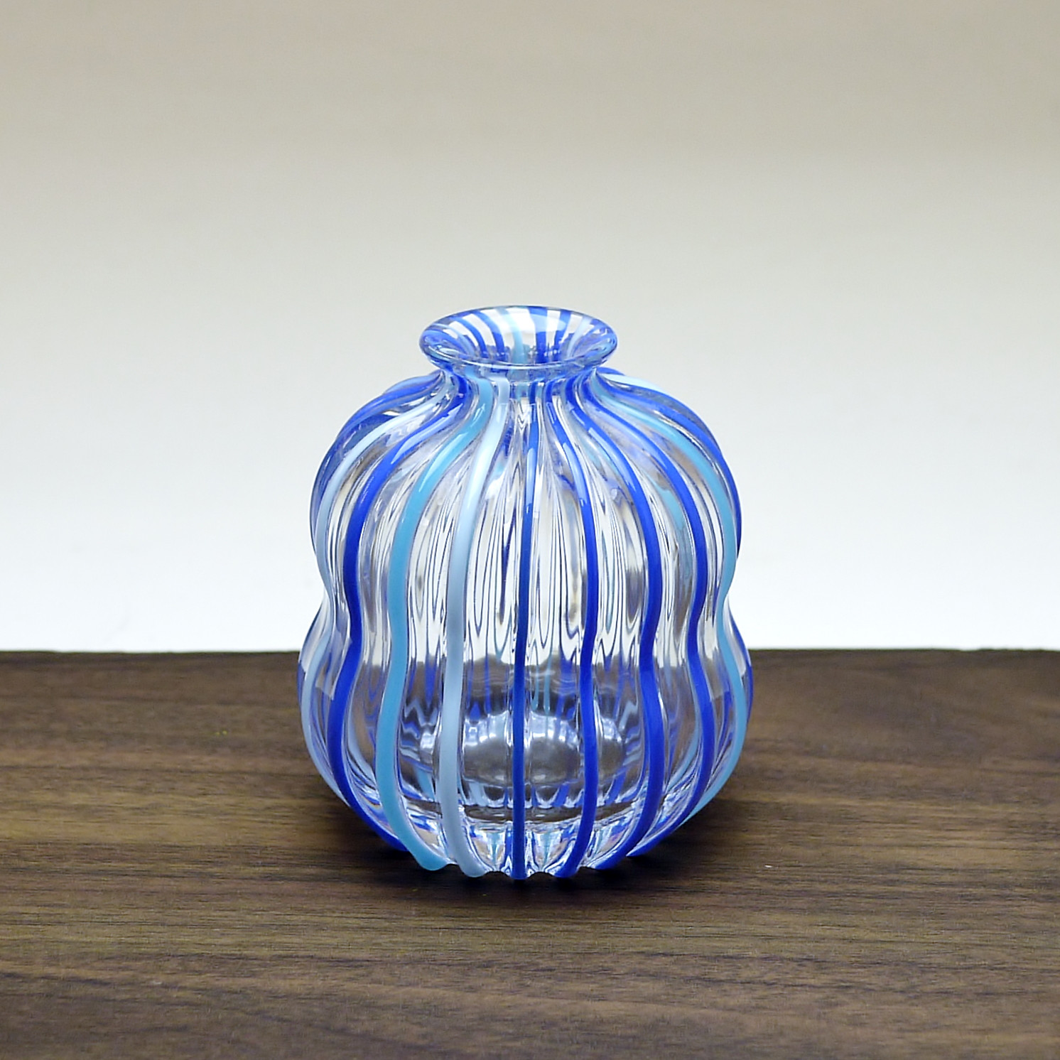 色縞一輪挿し　D