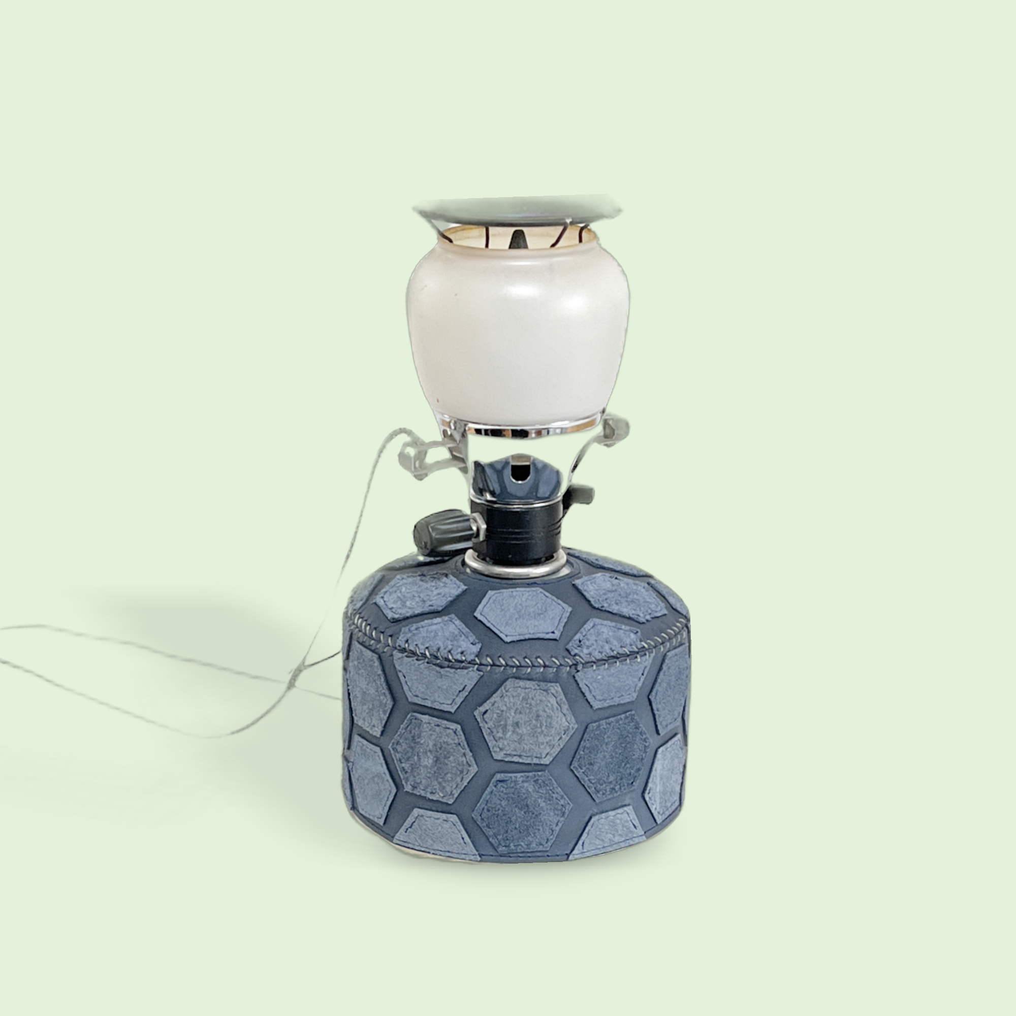 レザーOD缶カバー／ヘキサネイビー