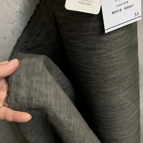 新品タグ付✨EPOCA UOMO パンツ　尾州産生地　先染めリネン　高級感 Safari5月号掲載＊【セットアップ】クールドッツパンツ(パンツ