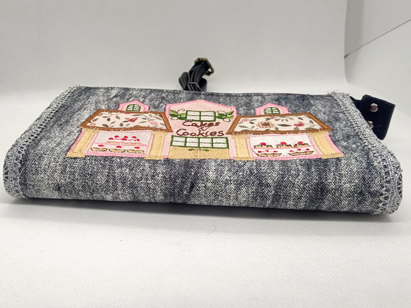 刺繍アップリケお財布ポシェット 6枚目の画像