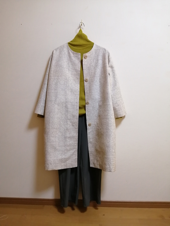 高評価なギフト SOLD 15569243 通販 さらあお コート 紬 コート 着物リメイク ジャケット・アウター