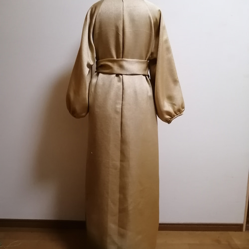 SOLD 着物リメイク ロングドレス 訪問着 ワンピース さらあお