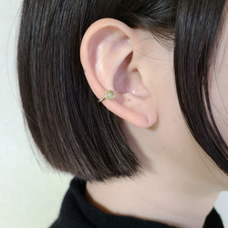 <Herz> gemstones Earcuff / SV925 / 天然石のイヤーカフ　春 夏 11枚目の画像