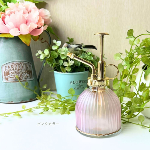 アンティーク調のガラス製プラントスプレー☆霧吹き＊スプレーボトル
