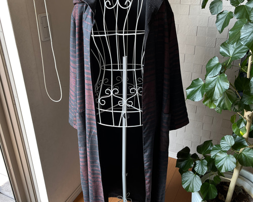 みよ姫さま専用　リメイク紬のフードコート b0e9f2d6d697ec3c52f6d4a487a22e