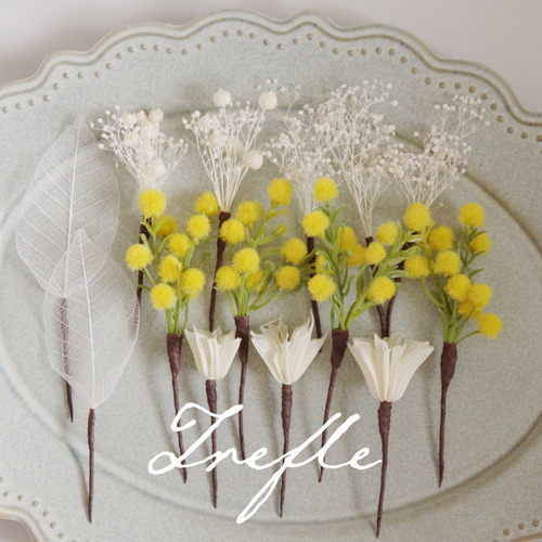 送料無料】ミモザのヘッドドレス ヘッドドレス（アクセサリー） Trefle  