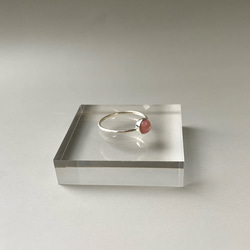 thin ring(pink opal2)【Silver925】 6枚目の画像