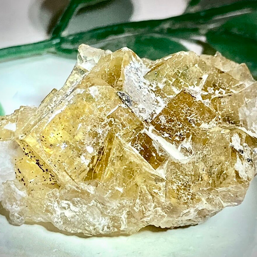 お気に入り 希少❁⃘*.゜イエロー フローライト 原石 ラフストーン 天然石 ブレスレット・バングル