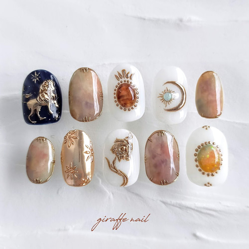 141 ネイルチップ 衣装ネイル モチーフネイル キャラクターネイル