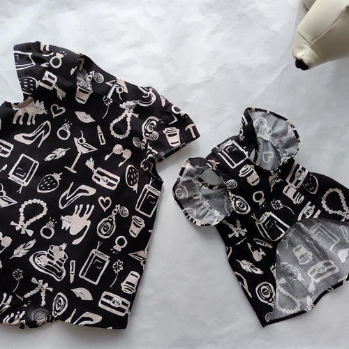犬服 セーラーカラーワンピース（完成品） ペット服