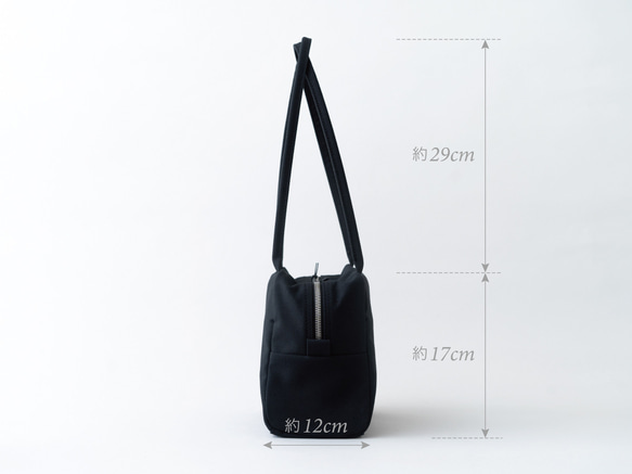 Cuboid bag ブラック 15枚目の画像