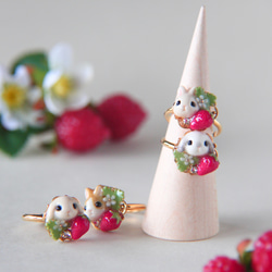 いちご（苺）・ストロベリー 指輪・リング の人気通販｜Creema