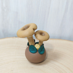 ちょこんときのこ ドクササコ ポリマークレイ その他インテリア雑貨 み