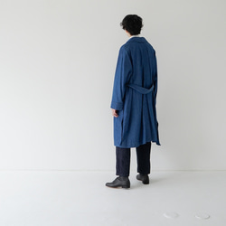 ライトオンスオーガニックデニムコート/light ounce organic denim coat 19枚目の画像