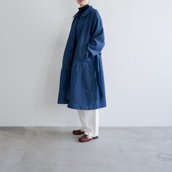 ライトオンスオーガニックデニムコート/light ounce organic denim coat 4枚目の画像