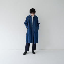 ライトオンスオーガニックデニムコート/light ounce organic denim coat 17枚目の画像