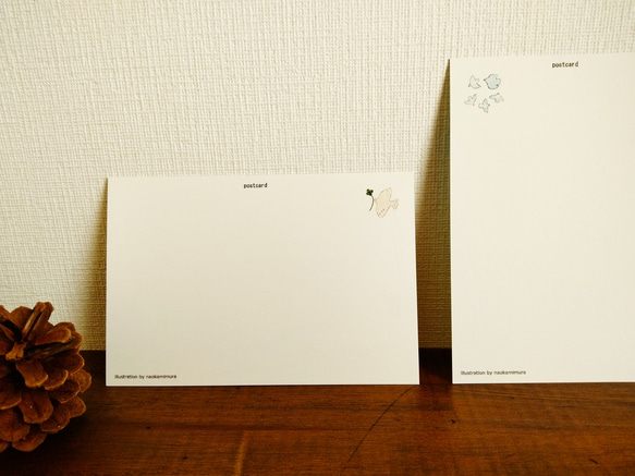 ⑤「冬空」ポストカード　※同柄3枚 4枚目の画像