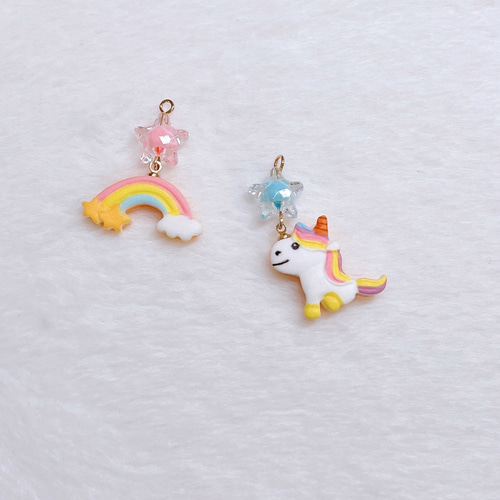 ユニコーン31 イヤリング・ノンホールピアス handmade anna 通販 