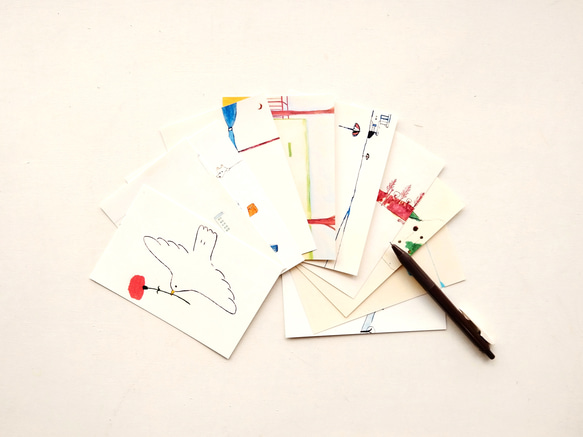 ㉖「いちご」ポストカード　※同柄3枚 5枚目の画像