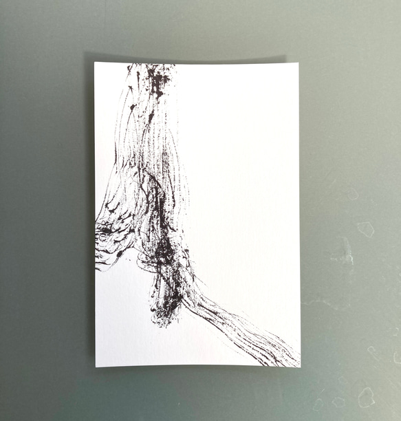 送料無料【墨アートのポストカード】8枚セット 9枚目の画像