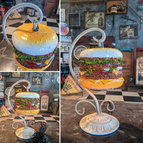 アメリカンダイナー ハンバーガー 電飾看板 バーガーズ ランプ