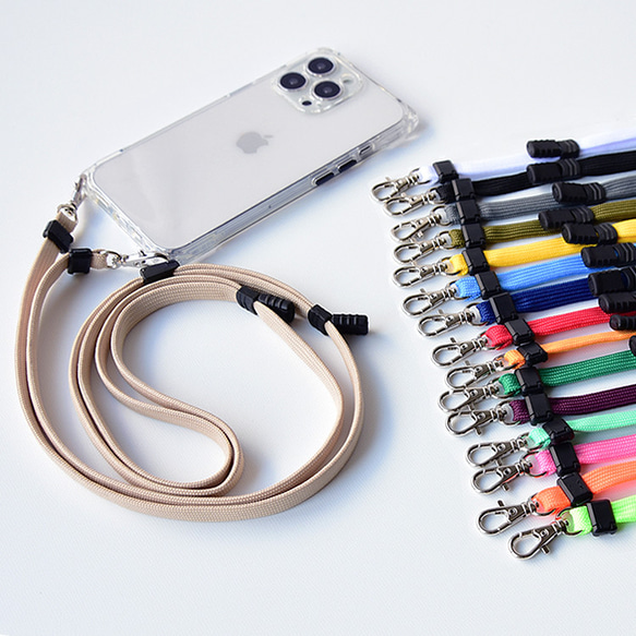 16色 ショルダーストラップ 2way スマホショルダー ネック