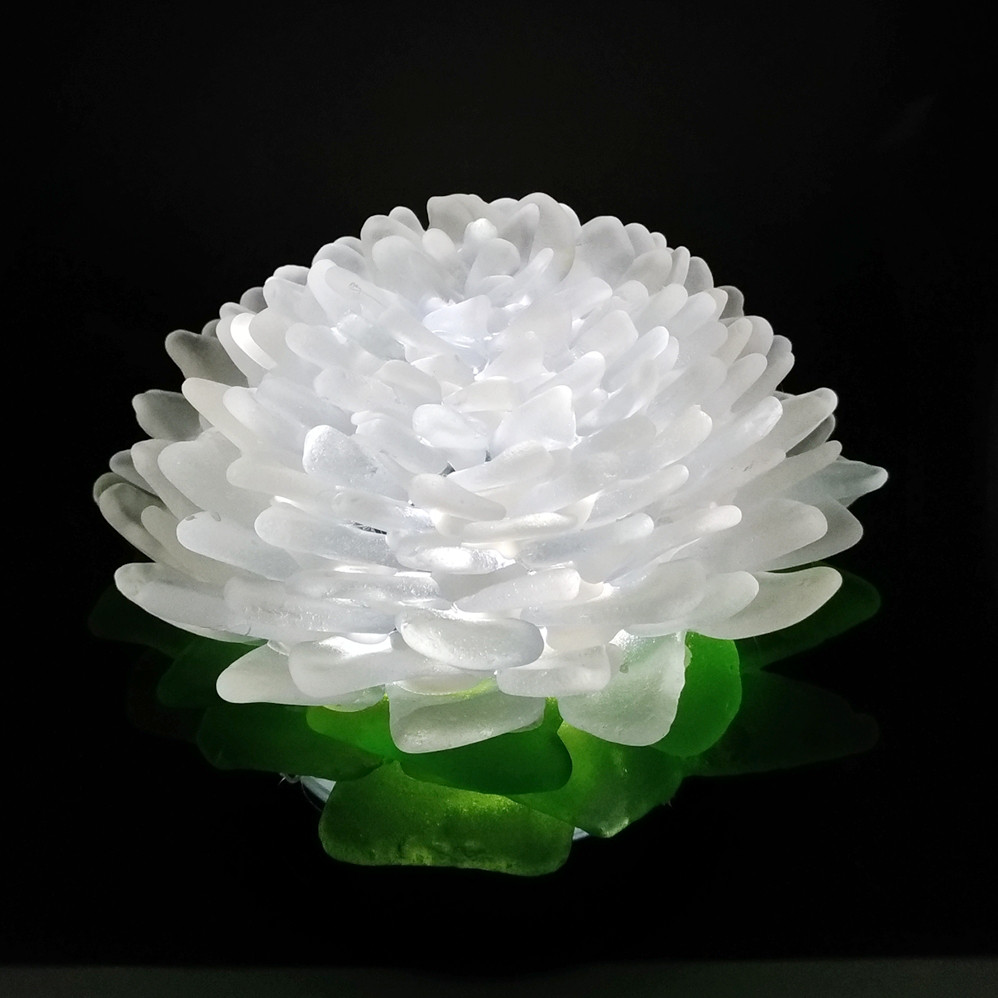 Cor様オーダー分＊コーギーのランプと紫陽花のランプシェード Cor様オーダー分＊コーギーのランプと紫陽花のランプシェード