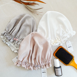 更新 [3 件] 發表於 MORE &lt;國產絲綢睡帽&gt; 絲綢睡帽 日本製造 可水洗加工 第1張的照片
