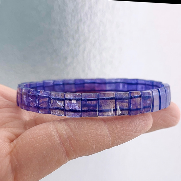 天然無処理 タンザナイト バングル① ブレスレット 天然石屋 通販