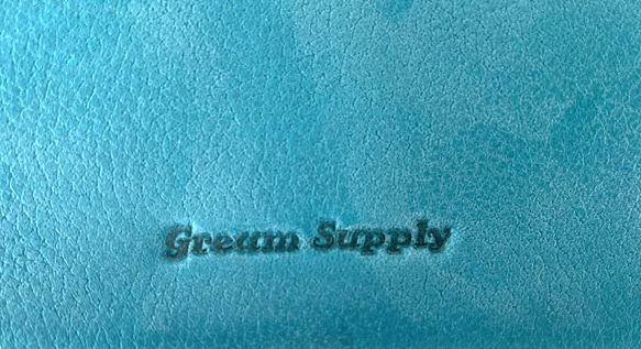 ◇Gream Supply◇グリームサプライ◇タイ製牛皮革◇手かがりフラワーモチーフ◇マルチポーチ◇全5色 8枚目の画像