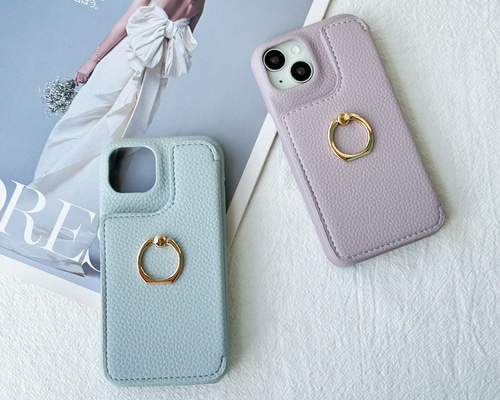 【Harper & Blake】お洒落カード収納ミラー付スマホケース 宝石 Harper & Blake】お洒落カード収納ミラー付スマホケース 花