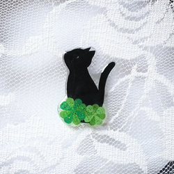 ハロウィン くろねこさん ピアス/ヘアピン No. 87-22 その他