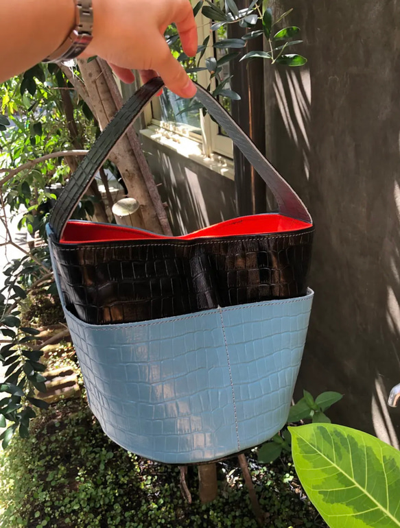 【VENT】〝bucket bag〟004 M 受注製作 5枚目の画像