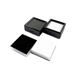 40mmルースケース用 リバーシブル台紙 ウレタン 白黒 10枚セット 1枚目の画像