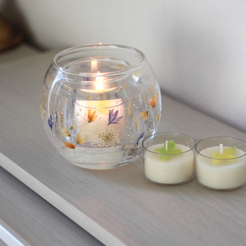 グラスキャンドル キャンドルホルダー アロマキャンドル キャンドル 母