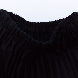 モン族藍染めヘンプロングスカート 3　カジュアルなエスニックスカート*82cm丈*民族古布 9枚目の画像