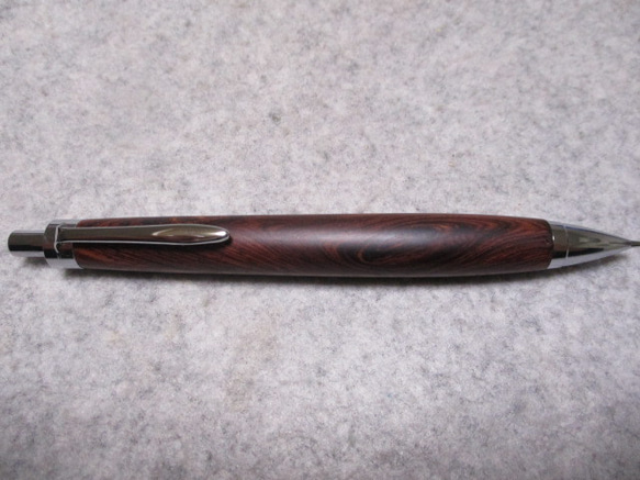 海南島黄花梨 中国産 世界最高峰 キヌカオイル仕上げ 木軸シャープ