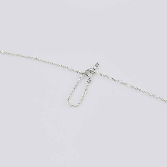 Rose Drop Long Necklace, SV925 6枚目の画像