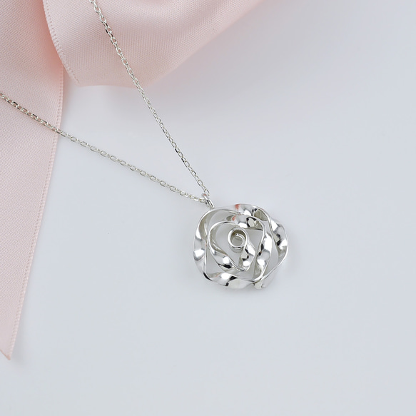 Rose Drop Long Necklace, SV925 1枚目の画像