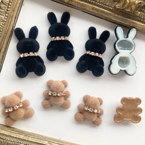 再入荷【2点お選びください】うさぎちゃん♡くまちゃん♡ライン 